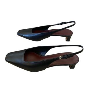 NWB Vince Hart Leather Heels Black Size 39/9